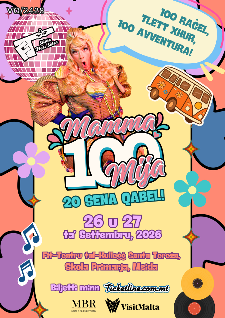 Poster ta’ Mamma Mija: 20 Sena Qabel